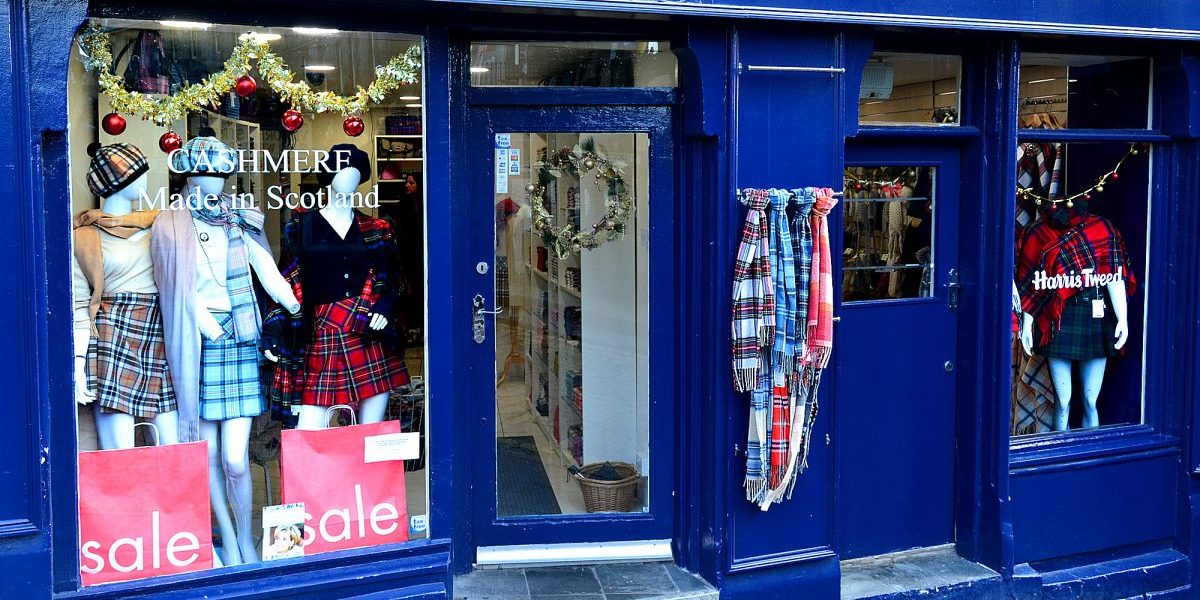 Cashmere Outlet Shop on the Royal Mile