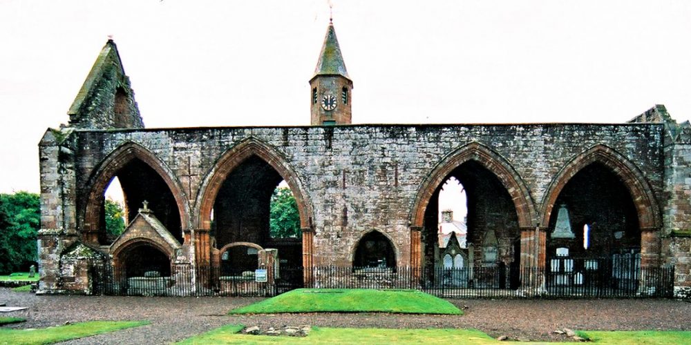 Ruins of Northern Scotland's 13th century Fortrose Cathedral