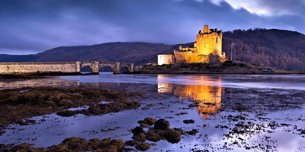 Eilean Donan Castle on Loch Duich near Kyle of Lochalsh, Northern Scotland. Adam Burton Photo © VisitBritain.