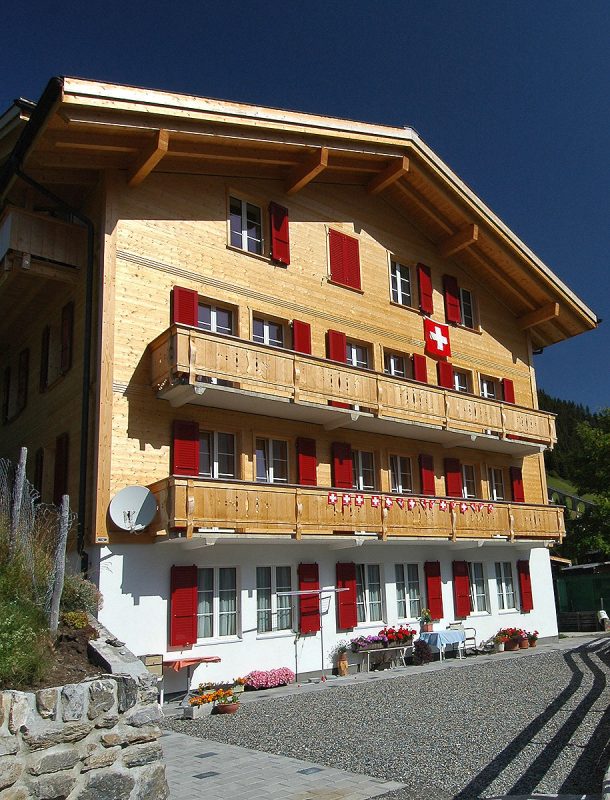 Home At First's Chalet Jungfrau in Mürren.