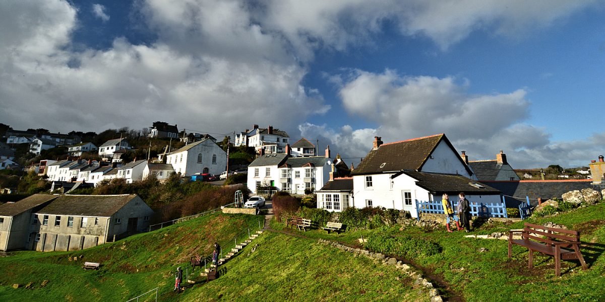 Cornwall - Coverack cottages and South West Coast Path - Photo copyright Home At First