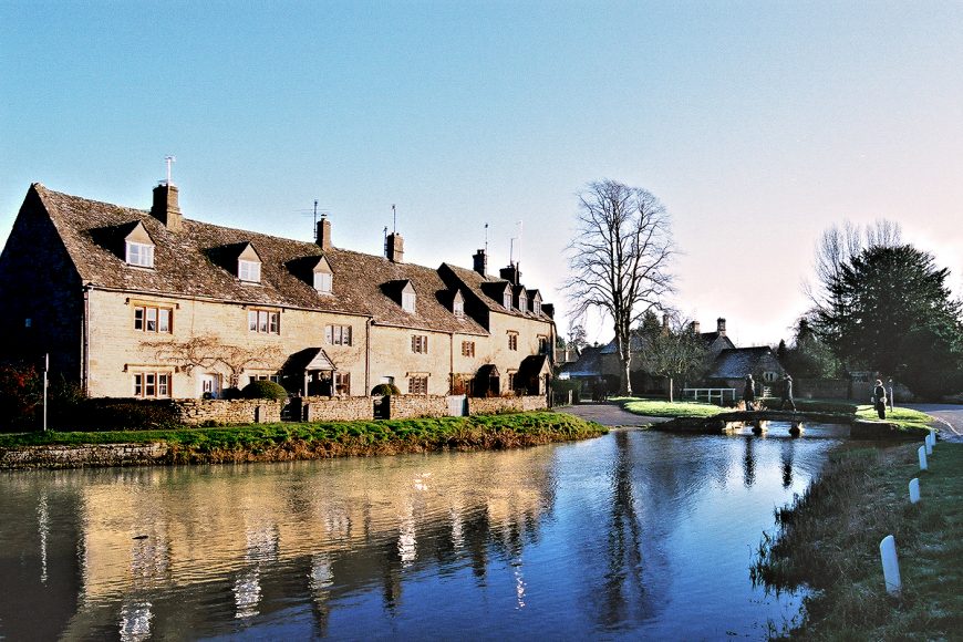 Cotswolds: Lower Slaughter in winter's morning light. Photo copyright Home At First.