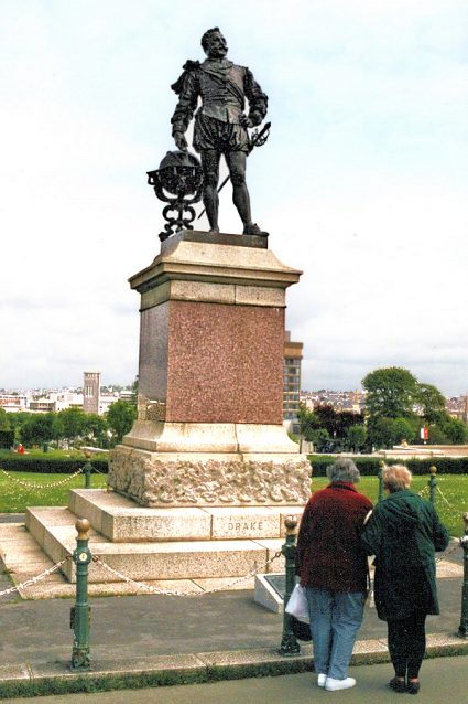 Plymouth, Devon: Drake Memorial. Photo copyright Home At First.