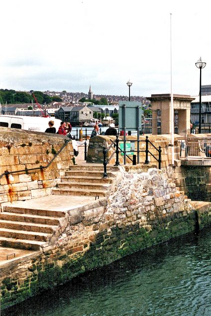 Devon: Plymouth — the Mayflower Steps. Photo copyright Home At First.