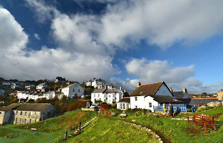 Coverack: Coast Path Cottage exterior. Photo copyright Home At First.