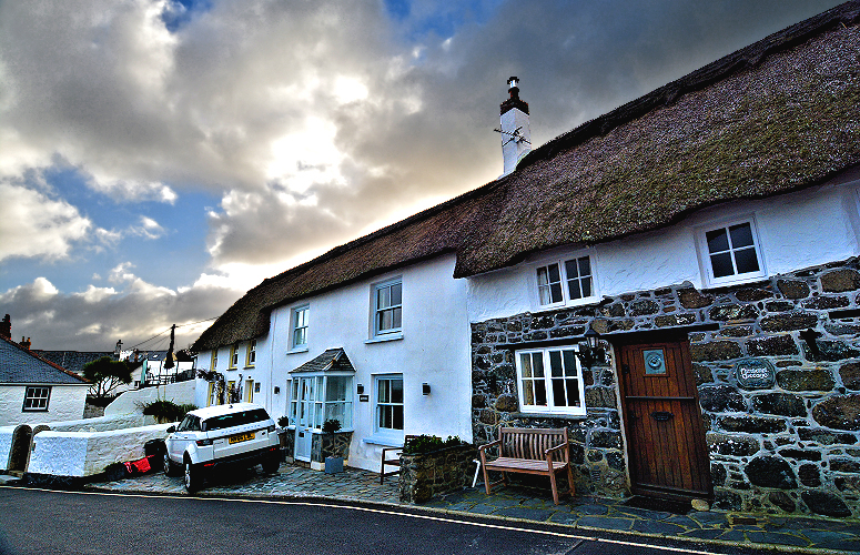 Coverack Thatched Cottages. Photo copyright Home At First.