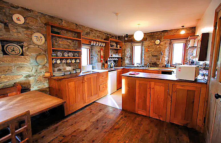 West Devon Farm Cottages: Cottage 1 — kitchen & dining room. Photo courtesy the owners.