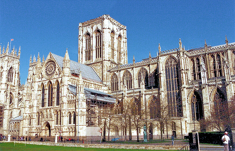 York Minster, east facade. Photo copyright Home At First.