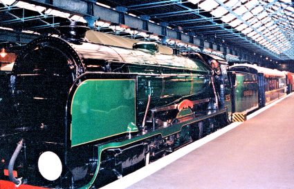 York Railway Museum: Southern Railway steam locomotive #925 "Cheltenham". Photo copyright Home At First.