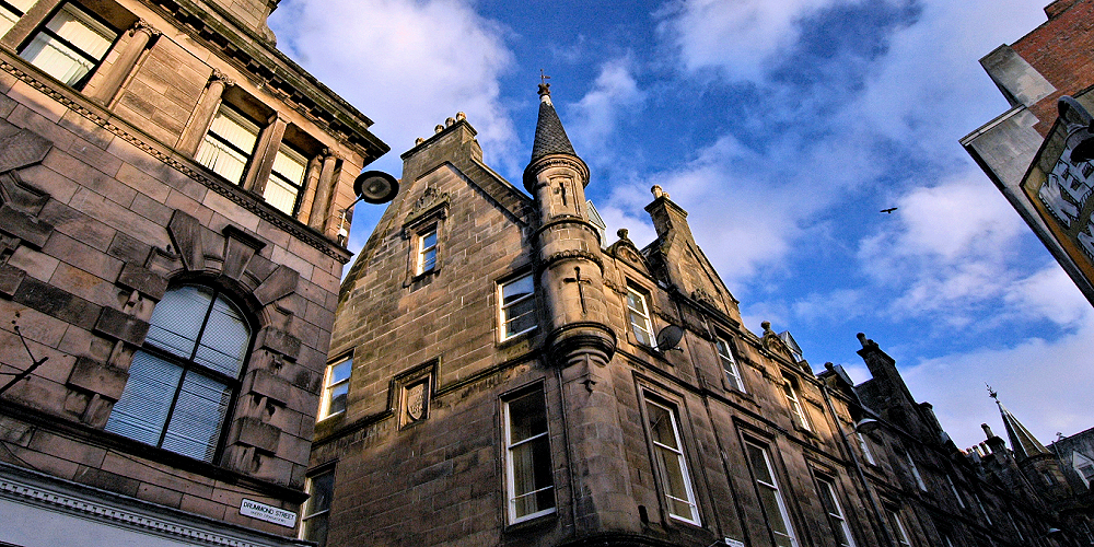 Stately Victorian architecture of central Inverness