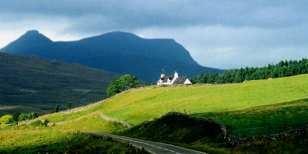 Road touring through Northern Scotland.