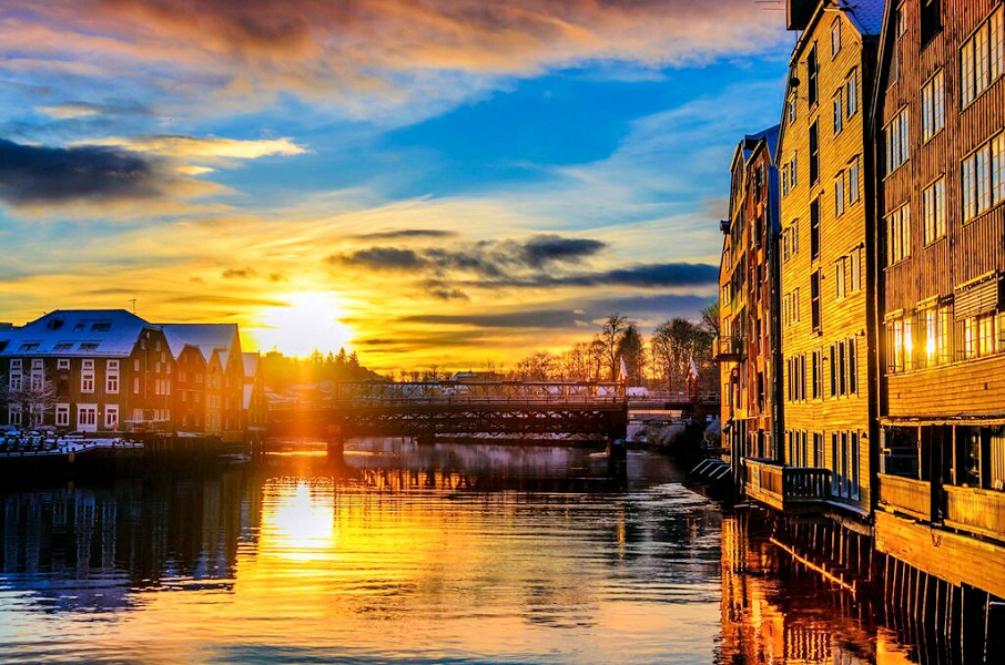 Trondheim Sunset. Foap Photo © VisitNorway.com