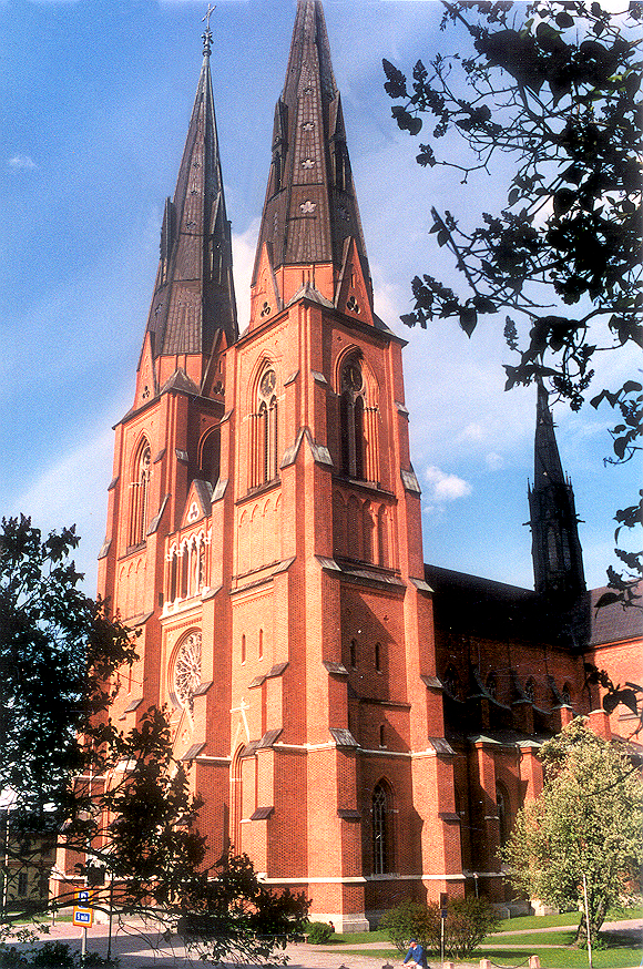 Uppsala Cathedral. Photo copyright Home At First.