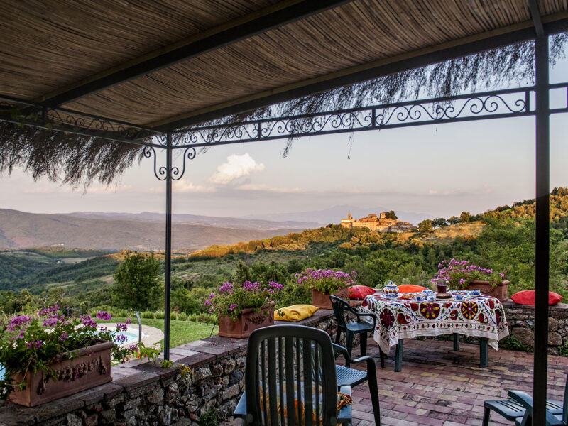 Rural Tuscany: View from the Alta Maremma Estate of the Tuscany Highlands. Photo courtesy Alta Maremma Estate.
