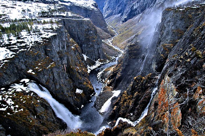 Hardanger - Voringfossen falls. Photo © Home At First.