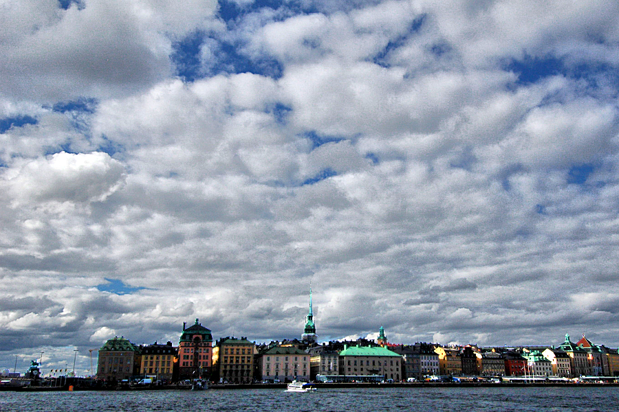 Stockholm: approaching Gamla Stan by ferry from Djurgården. Photo © Home At First.