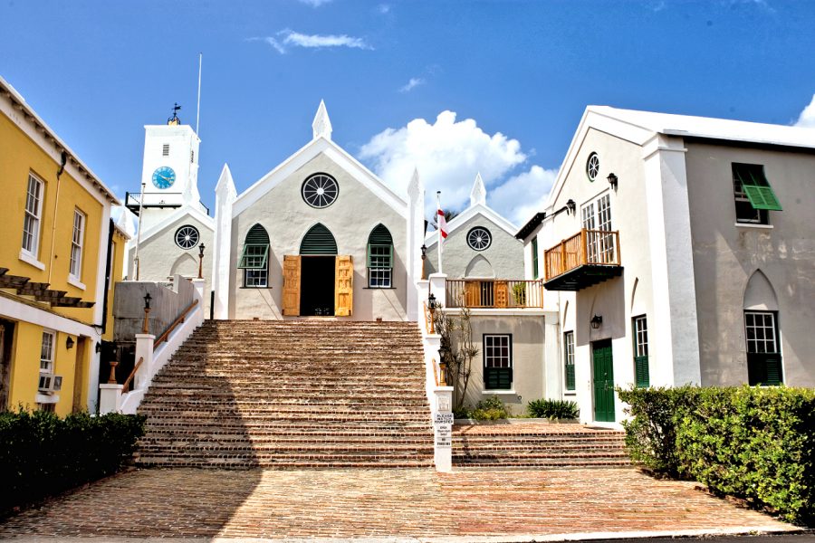 Historic St Peters Church, St. George's town. Bermuda Tourism Authority Photo.