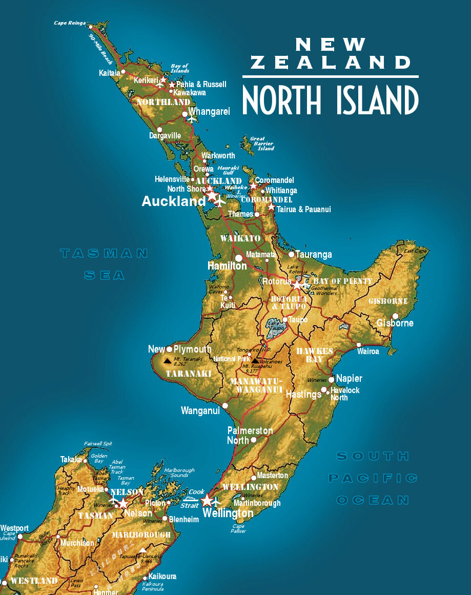 New Zealand — North Island