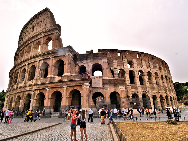 The Colosseum — as much an icon of Italy as pizza and Ferraris. Photo © Home At First.