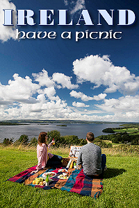 Central Ireland: Enjoying a picnic overlooking Lough Derg. Photo Courtesy Brian Morrison © Failte Ireland Tourism Ireland.