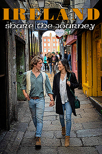 Dublin: Temple Bar Passageway, Dublin City. Photo Big Style Media © Courtesy Failte Ireland.