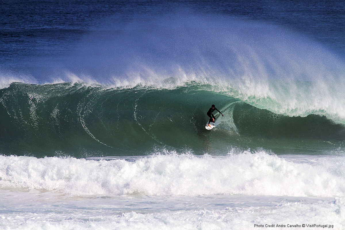 Lisbon Region: Sintra/Cascais - Praia Grande surfing. Photo Andre Carvalho © VisitPortugal.