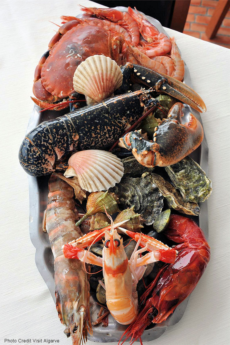 Algarve: Seafood. Photo Credit Visit Algarve.