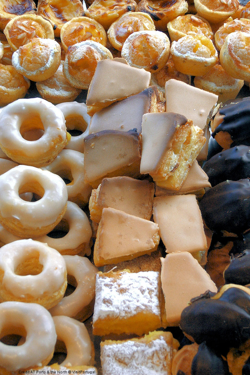 Porto & the North: Pastry selection. Credit AT Porto and the North © VisitPortugal.