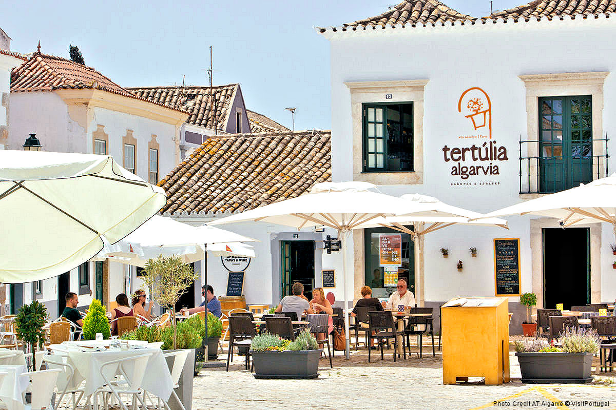 Algarve Region: Tertulia Restaurant-Café in Faro. Photo Credit AT Algarve © VisitPortugal.