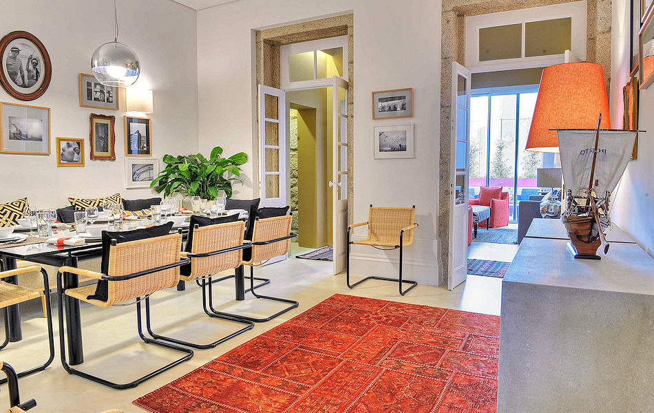 5-Bedroom Townhouse: dining room connecting to living room and terrace. Photo courtesy the owners.