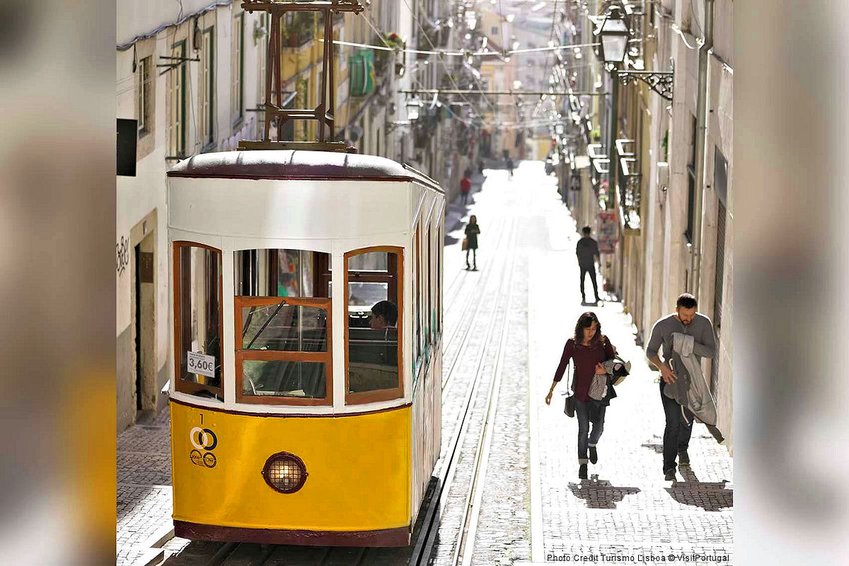 Lisbon Region: Lisbon's Elevador Bica. Photo Credit Turismo Lisboa © VisitPortugal.