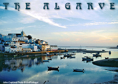 The Algarve - Ferragudo fishing village and harbor west of Albufeira. John Copland Photo © VisitPortugal.