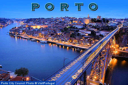 Portugal: Porto's Luis I bridge by Gustav Eiffel. Porto City Council Photo © VisitPortugal.