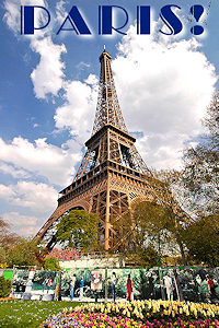 April in Paris: Eiffel Tower. Photo © Home At First.