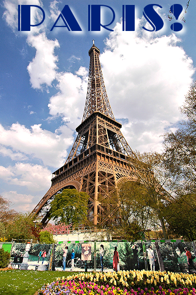 April in Paris: Eiffel Tower. Photo © Home At First.