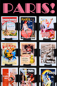 Paris: French Postcards — still a thing. Photo © Home At First.
