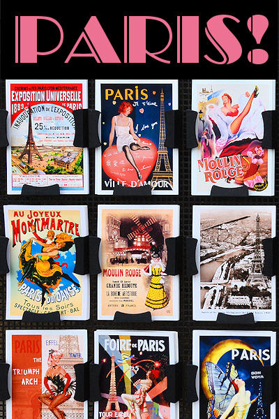 Paris: French Postcards — still a thing. Photo © Home At First.