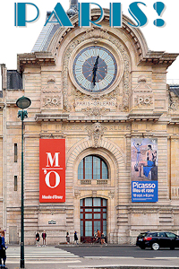 Paris: Musée de Orsay museum of art. 2nd only to the Louvre? Photo © Home At First.