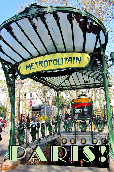 Paris: art nouveau Métro station entry. Photo © Home At First.