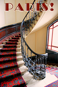 Paris: Belle Époque staircase. Photo © Home At First.