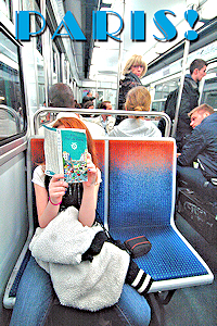Paris: following the map on the Métro. Photo © Home At First.