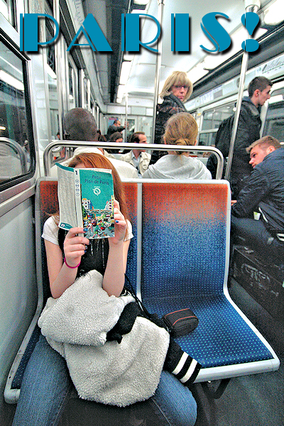 Paris: following the map on the Métro. Photo © Home At First.