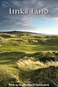 Machrie Golf Links on the Isle of Islay. Links golf presents a different test than many visiting golfers have ever experienced. Photo by Paul Tomkins © VisitScotland.