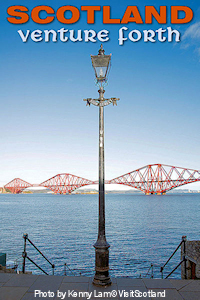The Forth (railway) Bridge has been a landmark engineering achievement since 1890. Photo by Kenny Lam © VisitScotland.