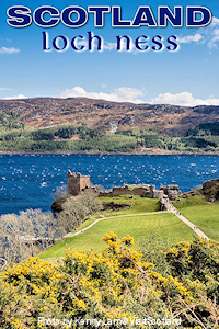 Urquhart Castle, the second reason to visit Loch Ness. Nessie, the Loch Ness Monster, is not visible in the picture. Photo by Kenny Lam © VisitScotland.