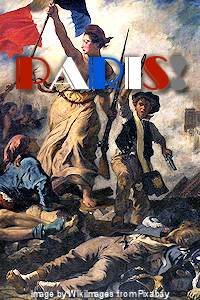 Paris: detail of Delacroix painting of Liberty Leading the People. Image by WikiImages sourced from Pixabay.