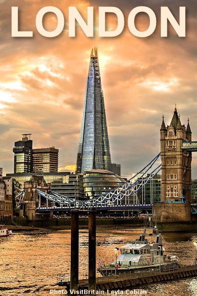 London - the Shard from the Thames. Photo VisitBritain/Leyla Cobián.