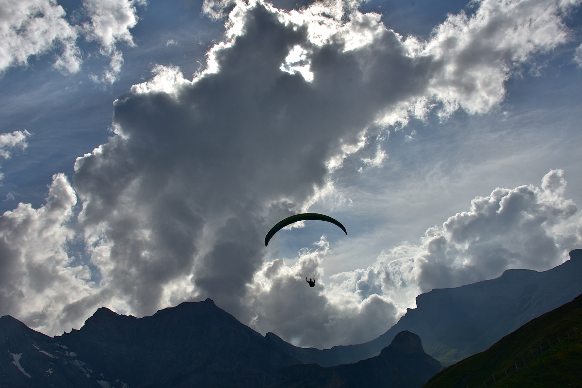 5. I wondered if the pilot could see me, a solo figure standing on the narrow ridge in the fading light.