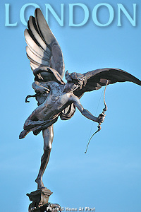 Anteros statue - Piccadilly Circus - Photo © Home At First