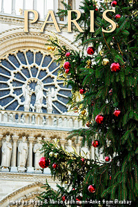 Plan a visit to the newly-resurrected Notre Dame Cathedral this Holday Season. Image by Peggy and Marco Lachmann-Anke from Pixabay. Thanks, Peggy & Marco!